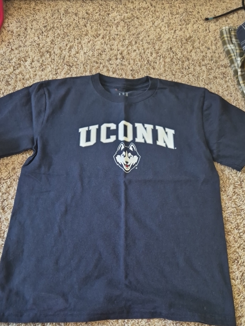 Champion Navy UCONN Huskies Graphic Tee